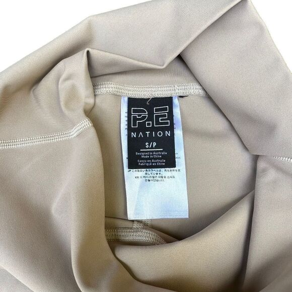 P.E. Nation Beige Biker Shorts - Picture 2 of 6